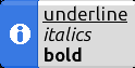 Formatting